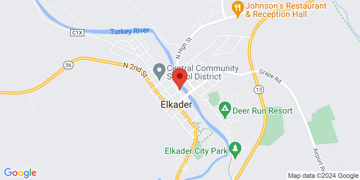 Map of Elkader Public Library